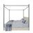 Zahiya Upholstered Metal Storage Canopy Bed-2131505597