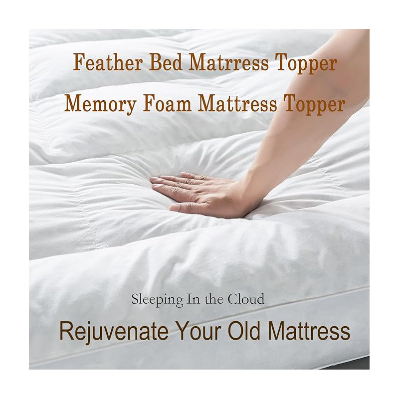 Surmatelas 100% coton 5 po, Très grand californien