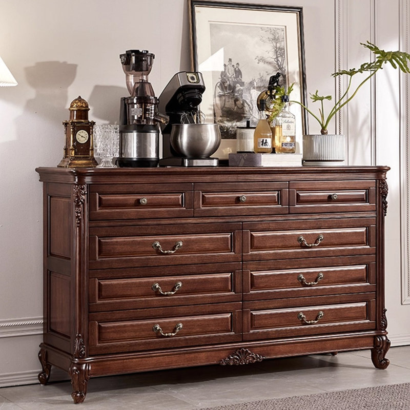 Armoire d'appoint en noyer massif