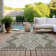 Malek Indoor/Outdoor Area Rug with Non-Slip Backing