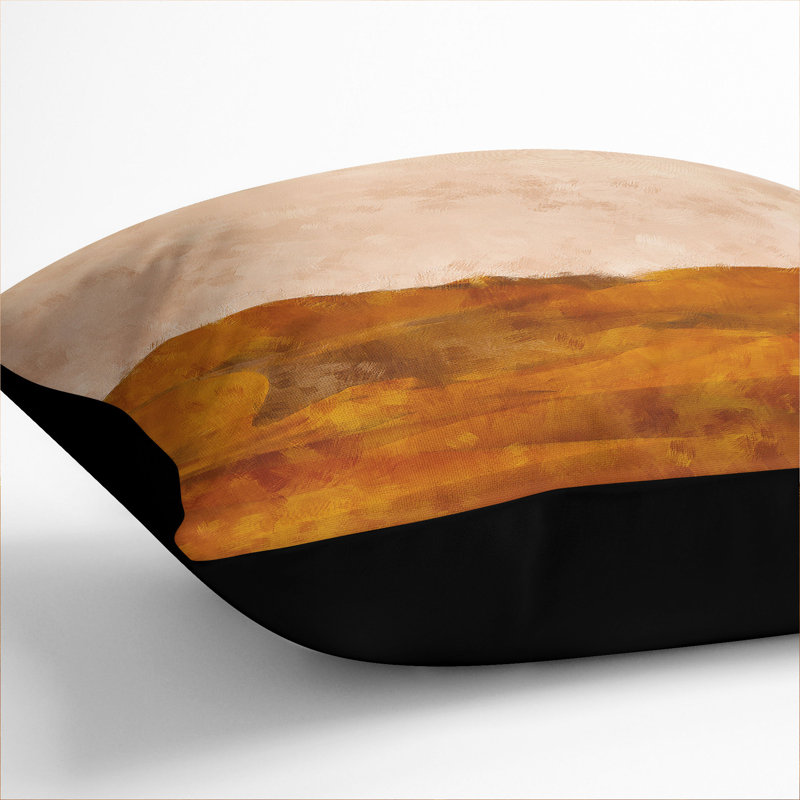 The Desert Vol.2 Painting Scatter Cushion, Black, 40cm H x 40cm W x 15cm D