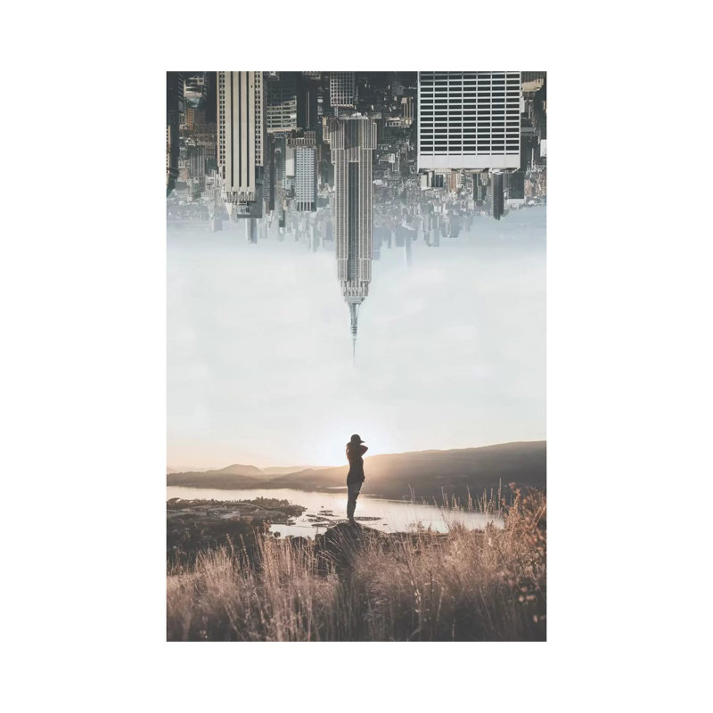 Between Earth And Sky by Luke Anthony Gramme - Wrapped Canvas Print, 20.32 cm H x 30.48 cm W