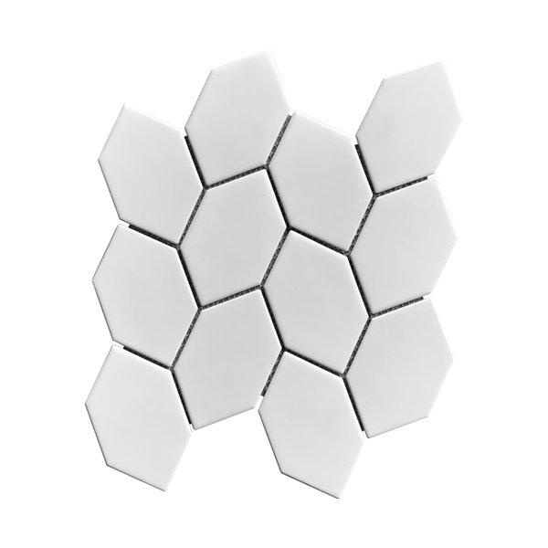 3" x 5" Porcelain Novelty Mosaic Wall & Floor Tile (Set of 15)