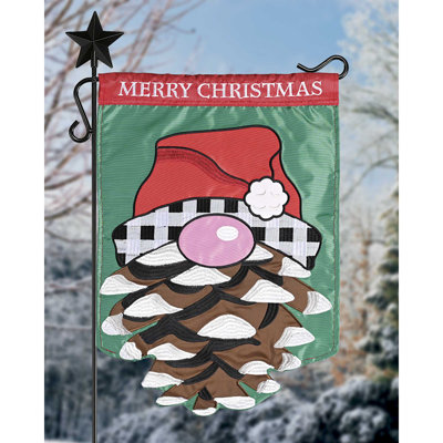 Gnome de Noël pinecon barbe de jardin