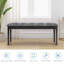 Ouarzazate Faux Leather Upholstered Bench-2021134259
