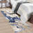 Abstract Machine Washable Rug with Rubber Backing Non-Slip Area Rug for Living Room Bedroom Dining Room Office-1334742274