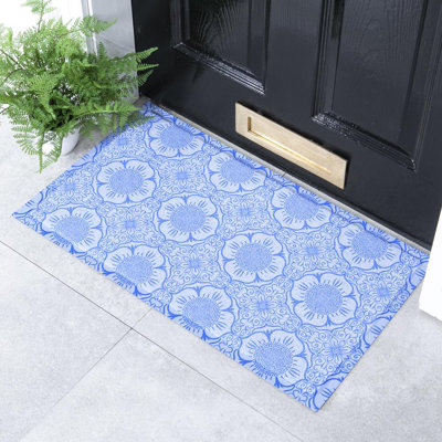 Non-Slip Geometric Shapes Doormat