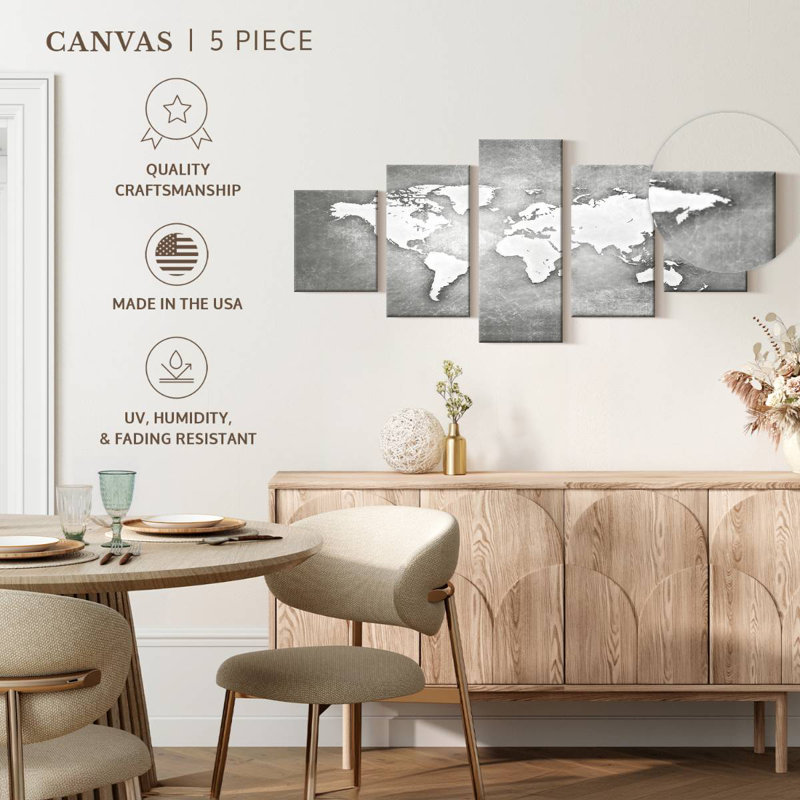 White World Jorge, 36" H x 80" W