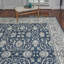 Tapis bleu / gris Giscard Croft-93547053