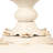 White Metal Urn Vase