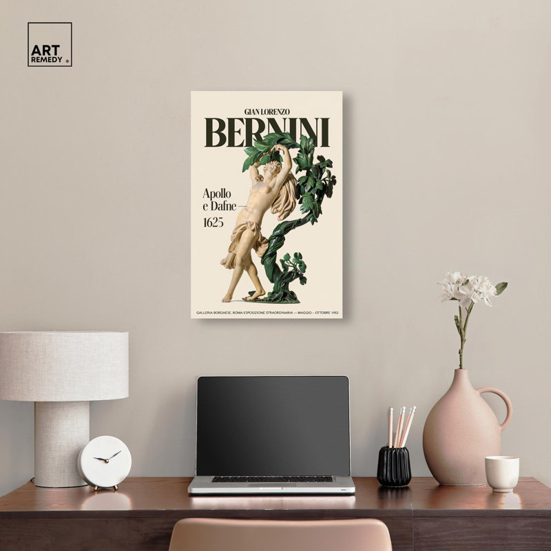 «Celebrating Bernini Canvas Classic Art Posters» par Art Remedy, H 24 po x l 16 po, Toile tendue avec châssis