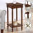 Mayall 28" End Table with Shelf-2102565275