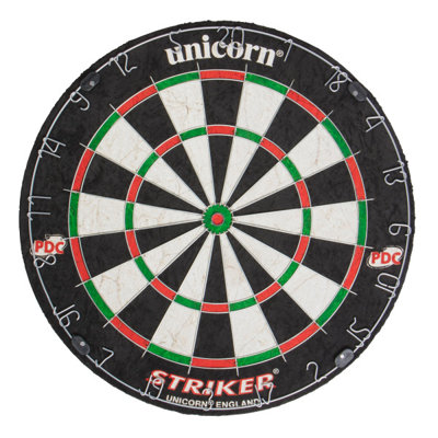 Unicorn Striker Tournament Size, Competition-Quality Bristle Dartboard