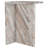 Hendrix Genuine Marble Accent Side Table Grey