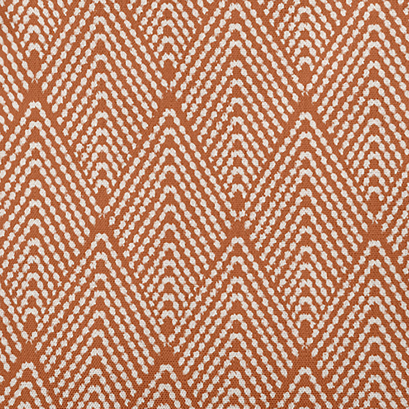 Mangham Geometric Outdoor Reversible Throw Pillow, 18"H x 18"W, Orange Geometric