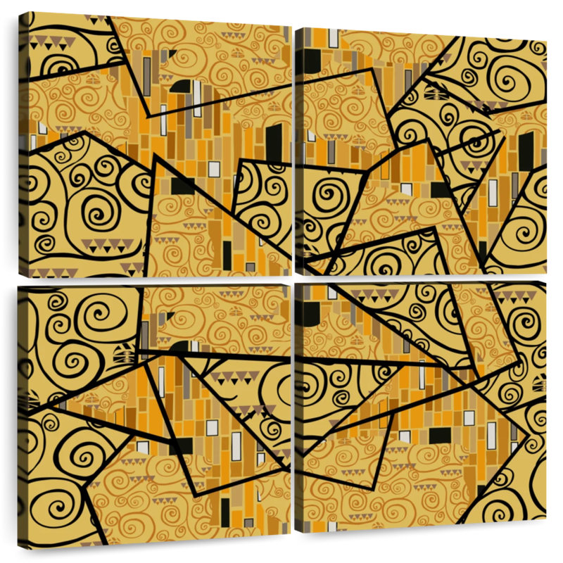 Kerner Shapes And Swirls Pattern, null