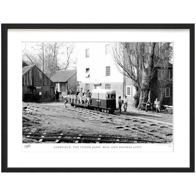 Lindfield, The Tudor Barn, Mill And Railway C1955 by Francis Frith - Single Picture Frame Print