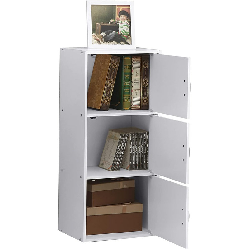 Aimee-Leigh Storage Bookcase, White