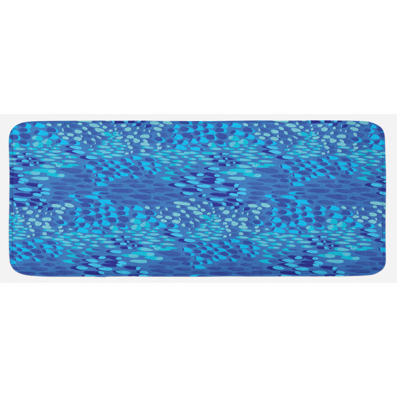 Coastal Synthetic Kitchen Mat