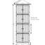Grande armoire de rangement 8 portes en chêne - Améliorez votre espace pour l'organisation