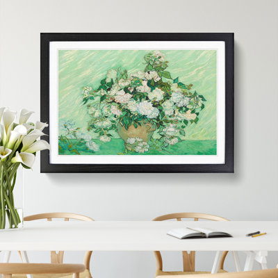 Roses Vol.1 by Vincent Van Gogh - Framed Print