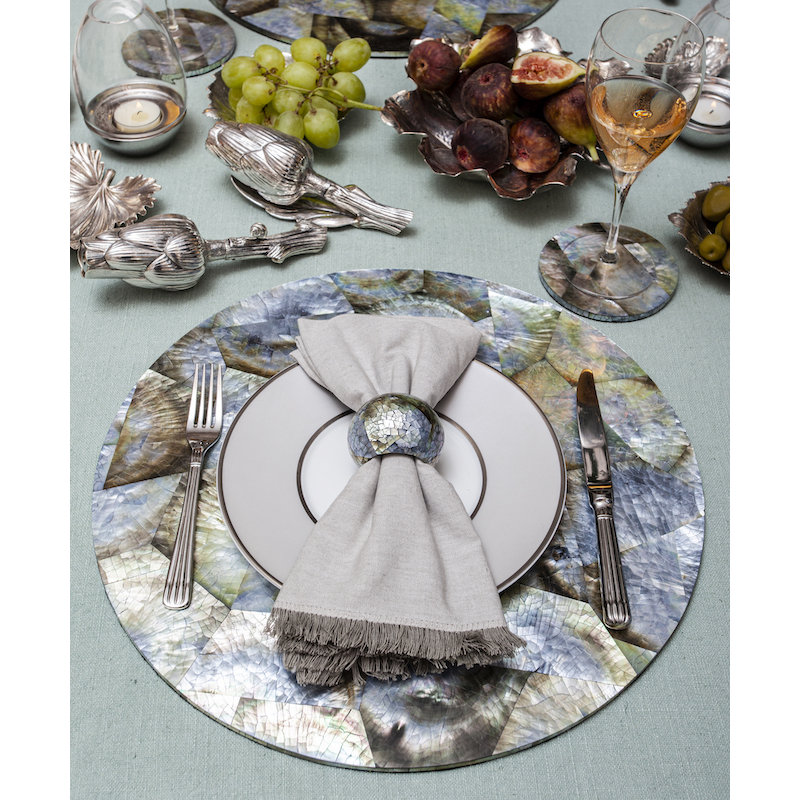 Pearl Placemats, Pink