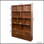 Bibliothèque de 70,87 po de hauteur avec 10 cubes et 3 portes, bibliothèque à 4 niveaux, bibliothèque ouverte avec armoire, rangement à cubes moderne pour le salon et le bureau
