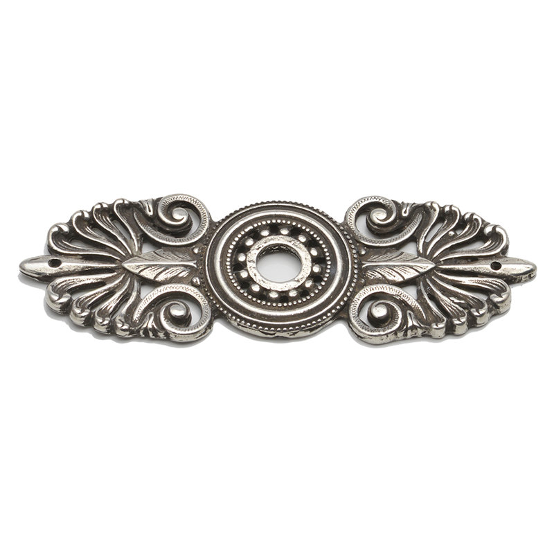 Oracle medium elongated escutcheonin Antique Brass, Satin