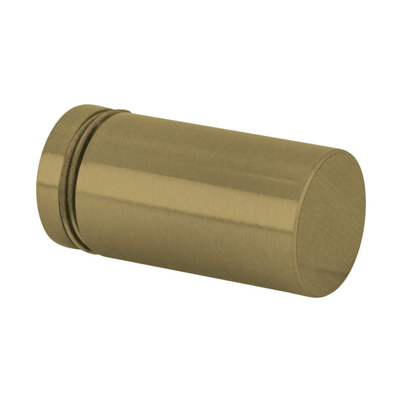 Poignée de porte de douche à cylindre simple Brixwell BSK212BBRZ de 1/4 po à 1/2 po (6 à 12 mm) de finition bronze brossé