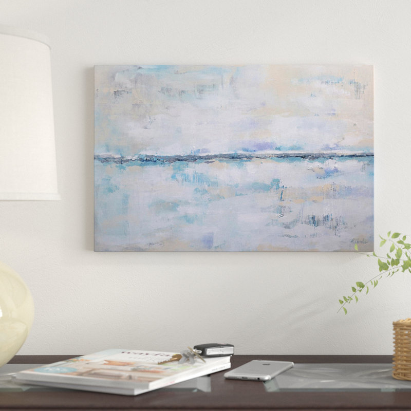 «Abstract Seascape XXII» par Radiana Christova, impression sur toile tendue, H 8 po x l 12 po x P 0,75 po, Toile tendue