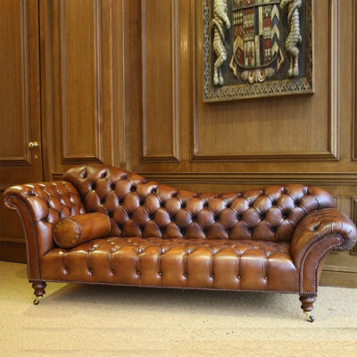 Vintage elegant home leisure lazy chaise lounge by HarmonyFurns