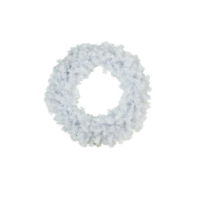 Crystal Spruce Artificial Christmas Wreath - 36-Inch Unlit