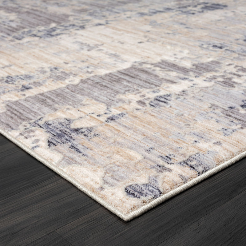 Abstract Indoor Rug, Rectangle 7'9" x 9'9"