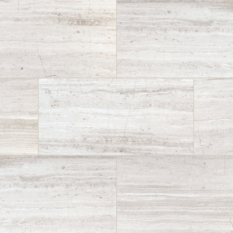 Carrelage de sol en marbre poli 12 po x 24 po Tivoli