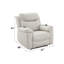Fauteuil inclinable électrique en microfibre Chriki-298581529