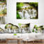 Coussin Green Huymea Kamin Waterfall