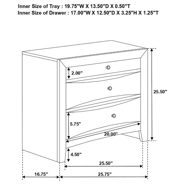 Dimensions du produit