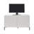 Modern Diamond White TV Stand, 47.2 x 27.6 x 16.9 Inches | 100% Melamine Coated Particle Board, Thickness: 0.6 Inches | Numerous Shelves, Wall-Mountable, Stylish Design for Living Room & Entertainment Spaces-1718820289