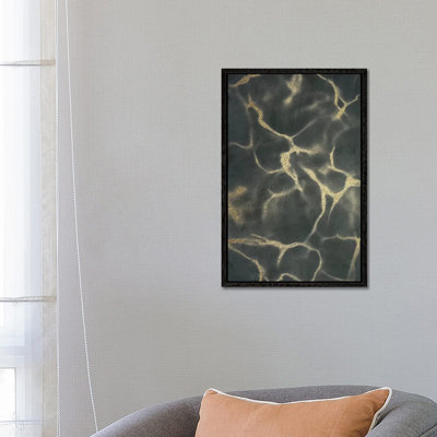 Golden Fluidity I by Marcus Prime - Painting on Canvas