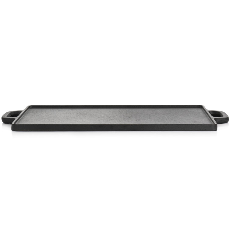 Oster 9in. Cast Iron Rectangular Reversible Griddle