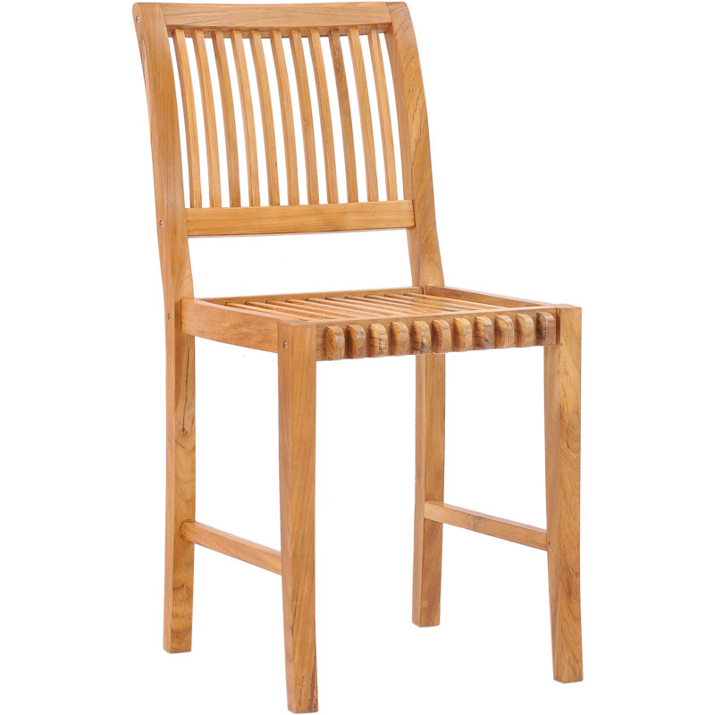 Castle Outdoor Teak Bar Stool