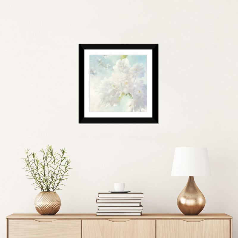 « poires, luminosité », reproduction sur toile, H 24 po x l 24 po x P 1 po, Papier d'art encadré noir, Blanc