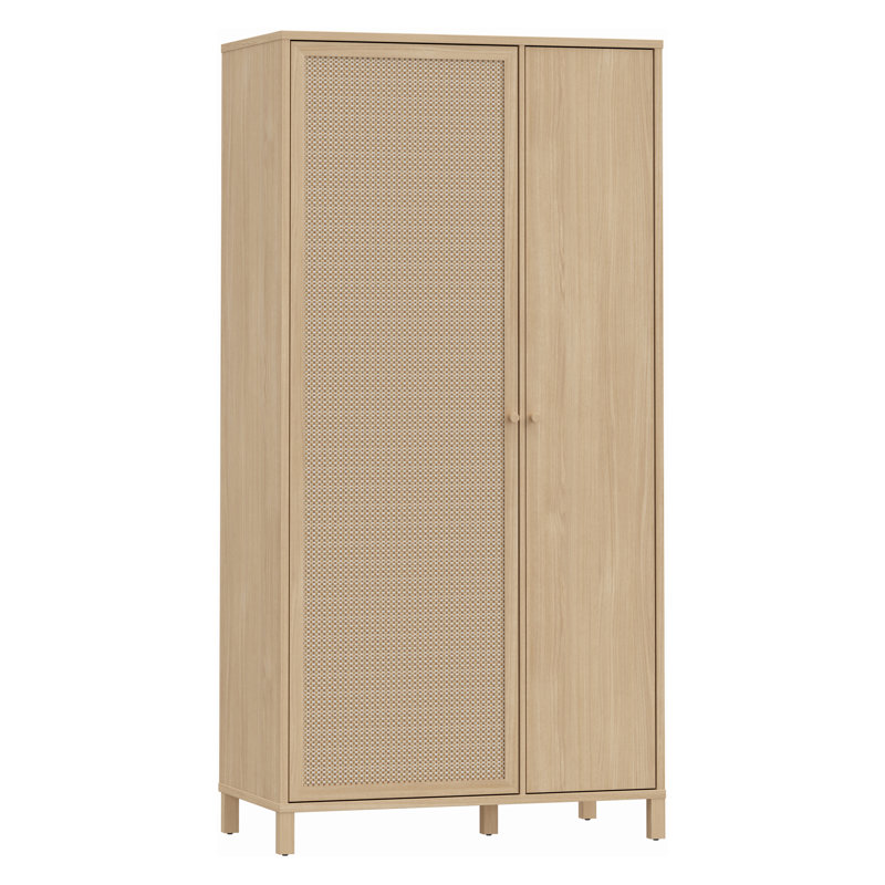 2 Door Manufactured Wood Wardrobe