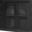 Armoire avec rangement pour l'entrée du salon et de la salle à manger, grande taille, 2 portes et 7 tiroirs, noir-596277126
