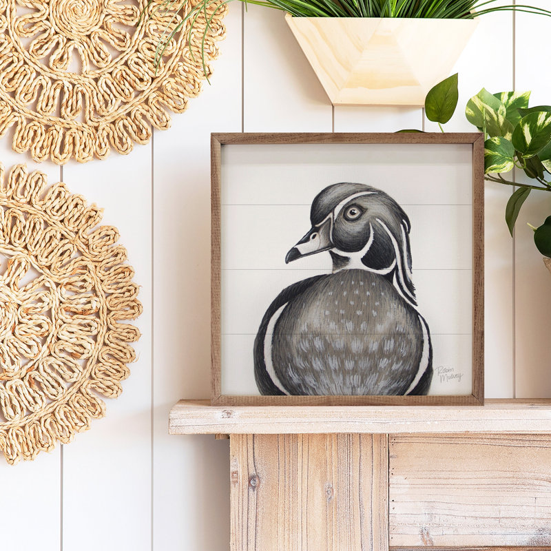 Wood Duck By Robin Sue Studio, 12" H x 12" W