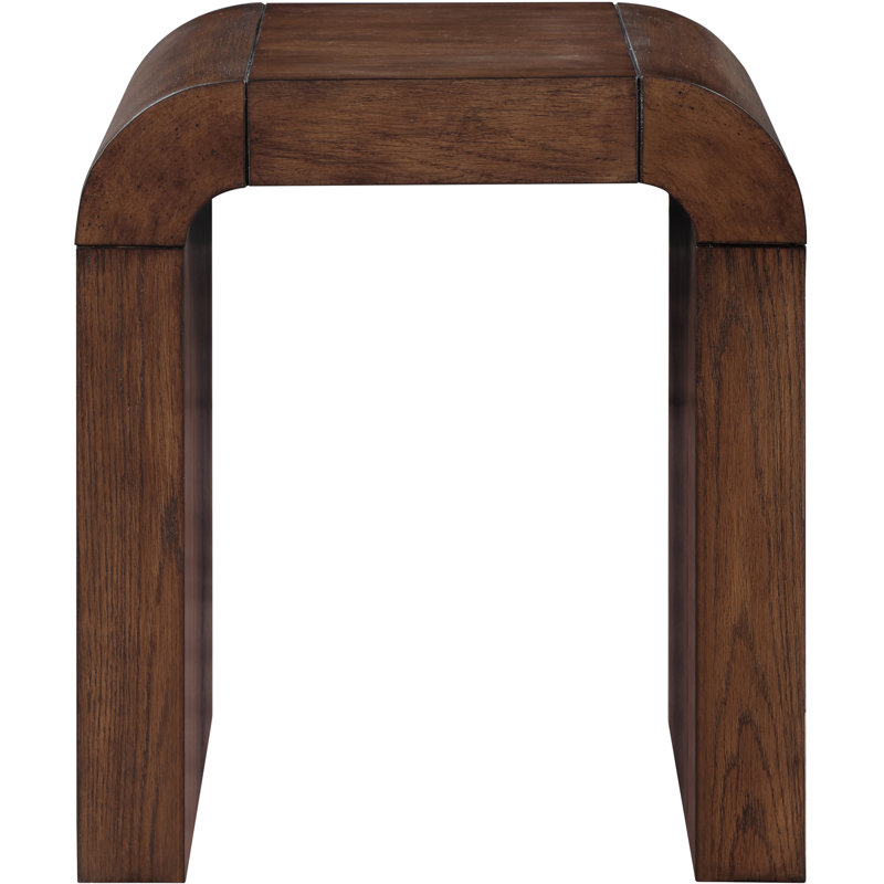 Toulon Oak Veneer End Table, Brown