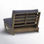 Chaise de terrasse avec coussins Louise-986561436