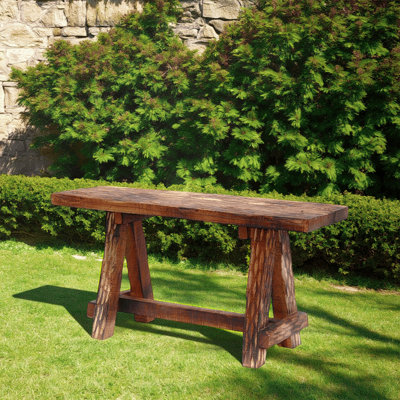 Jasalyn Wood Garden Bench by Loon Peak