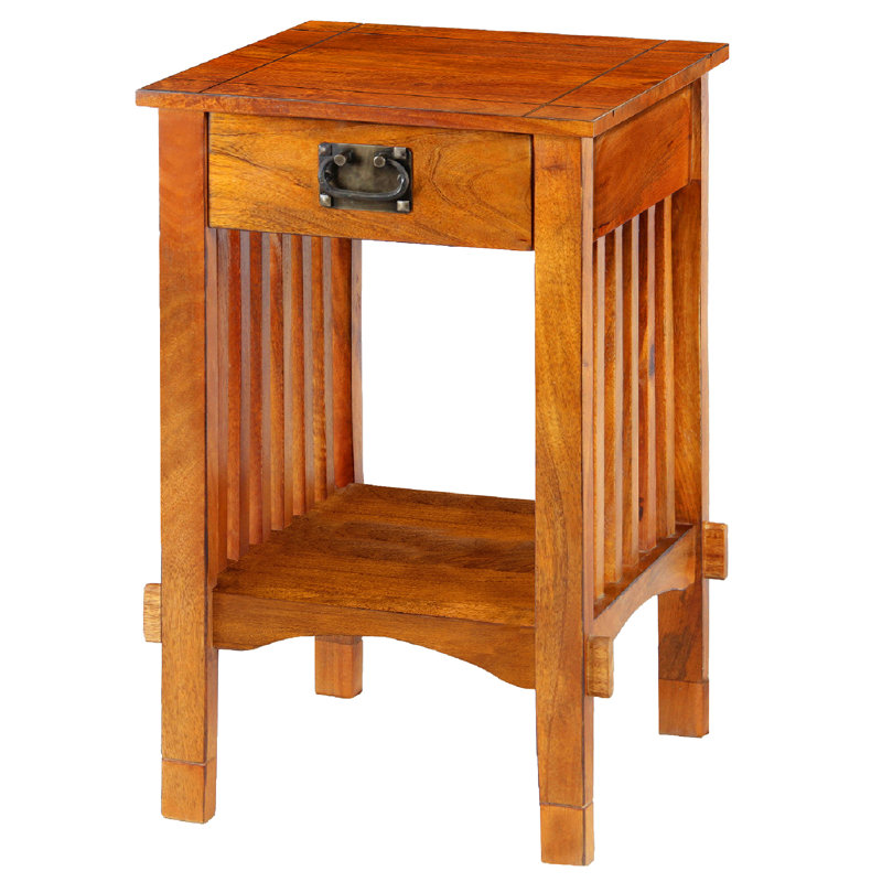 Janyah Solid Wood End Table