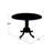 Derayne 4 - Person Solid Wood Top Pedestal Dining Set